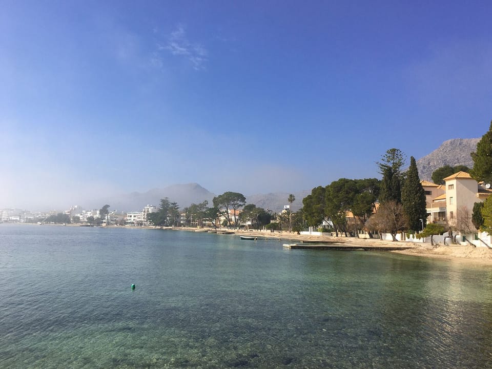 Pine Walk (5 mins from apartment) towards centre Port de Pollenca and beyond!