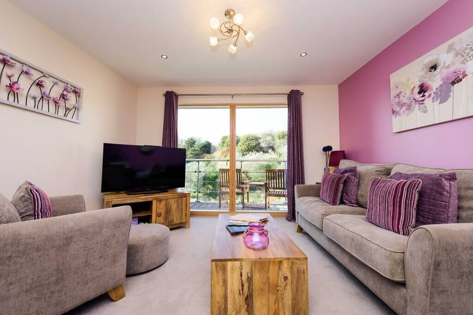 Living Area - Private Balcony