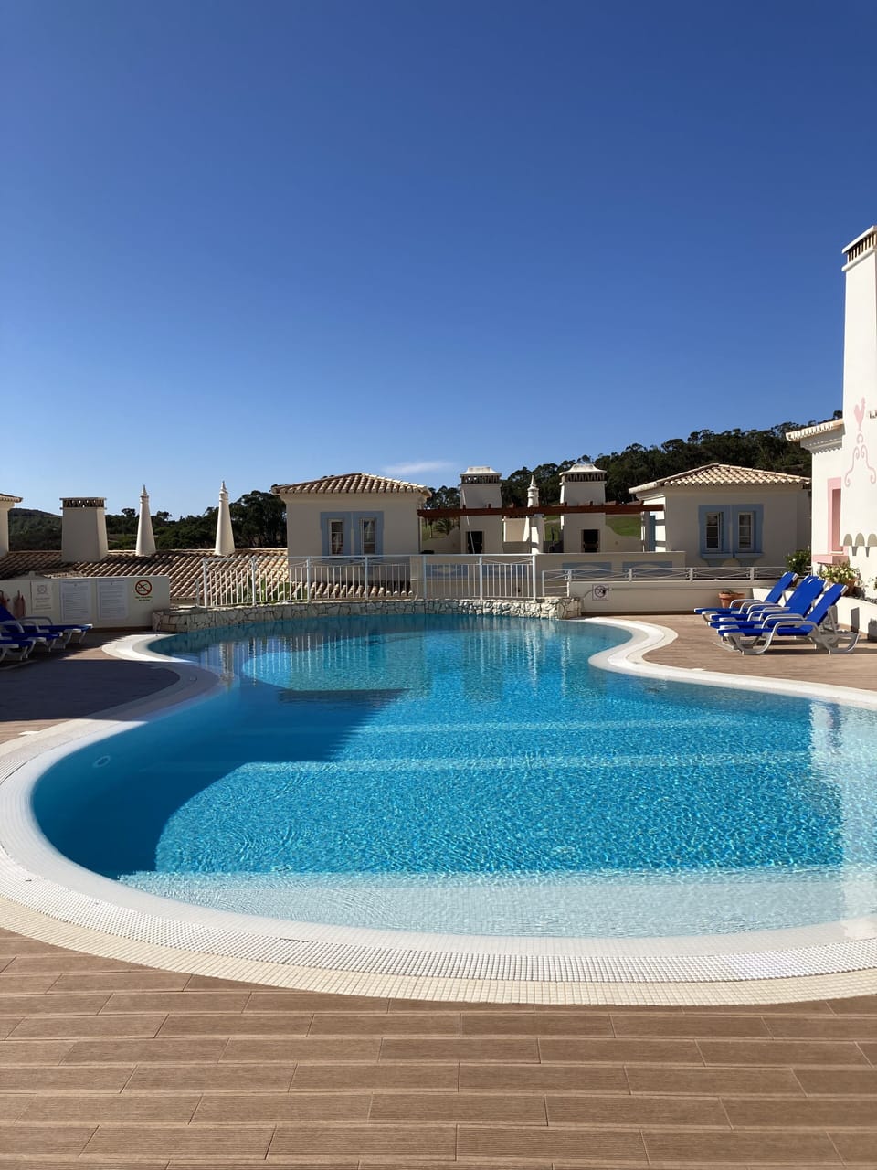 Heated, large, free pool for family fun