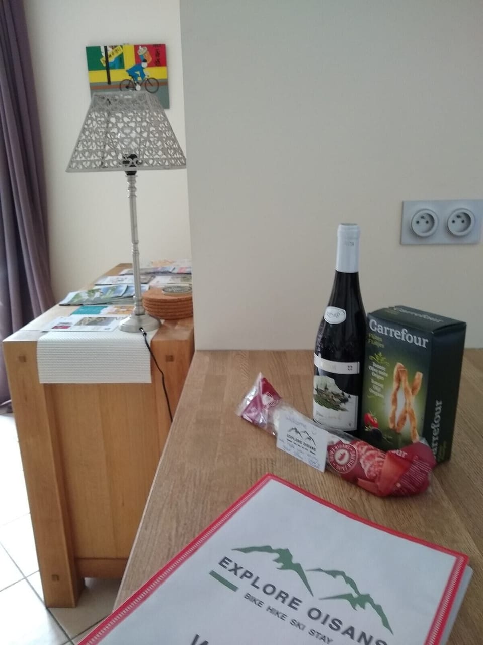 we provide lots of local information and will also have a little welcome aperitif waiting for you!
