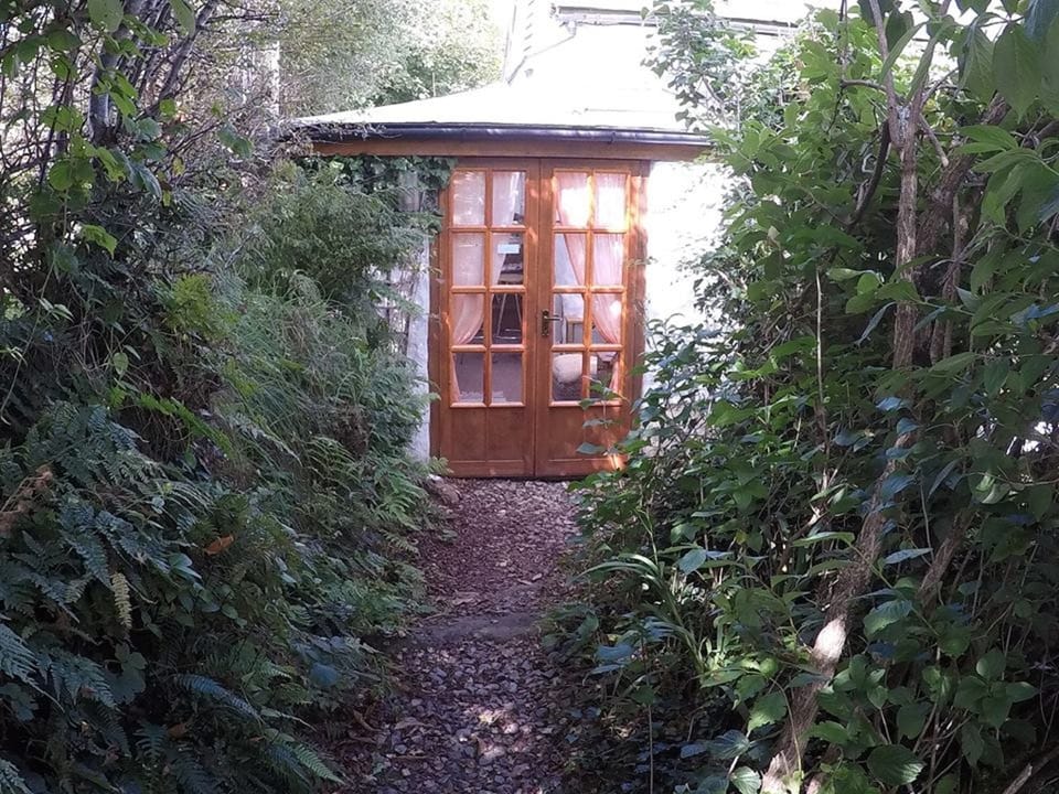 Path to Trallwyn Bach Studio...tucked away in it's little nook on the moor edge 