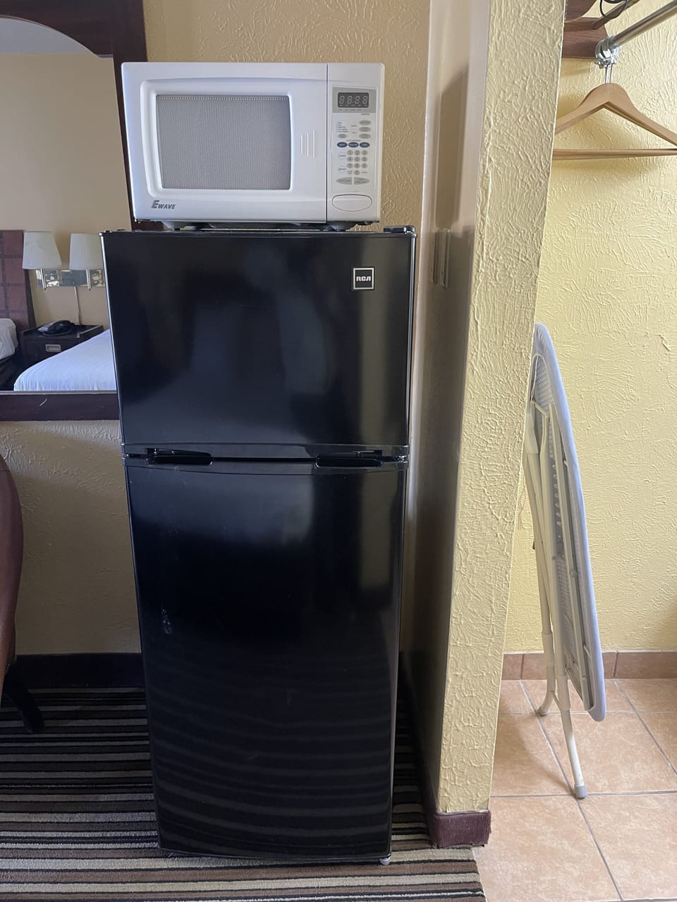 1 bedroom, desk, laptop workspace, iron/ironing board