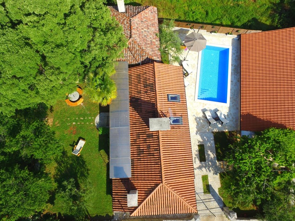 The house from above
