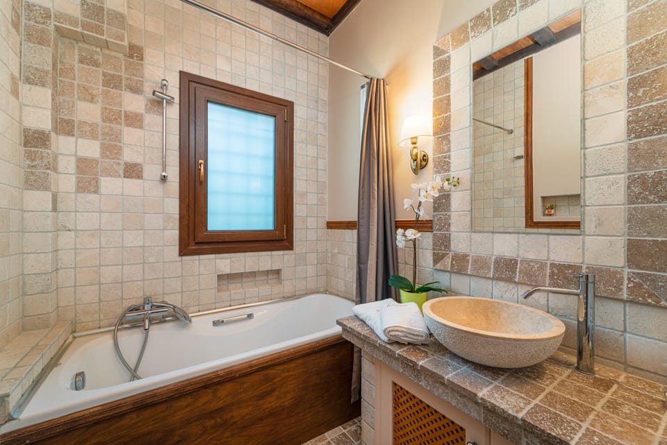 First floor full bathroom.