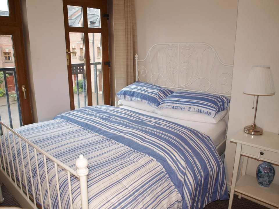 bedroom 2 overlooking courtyard