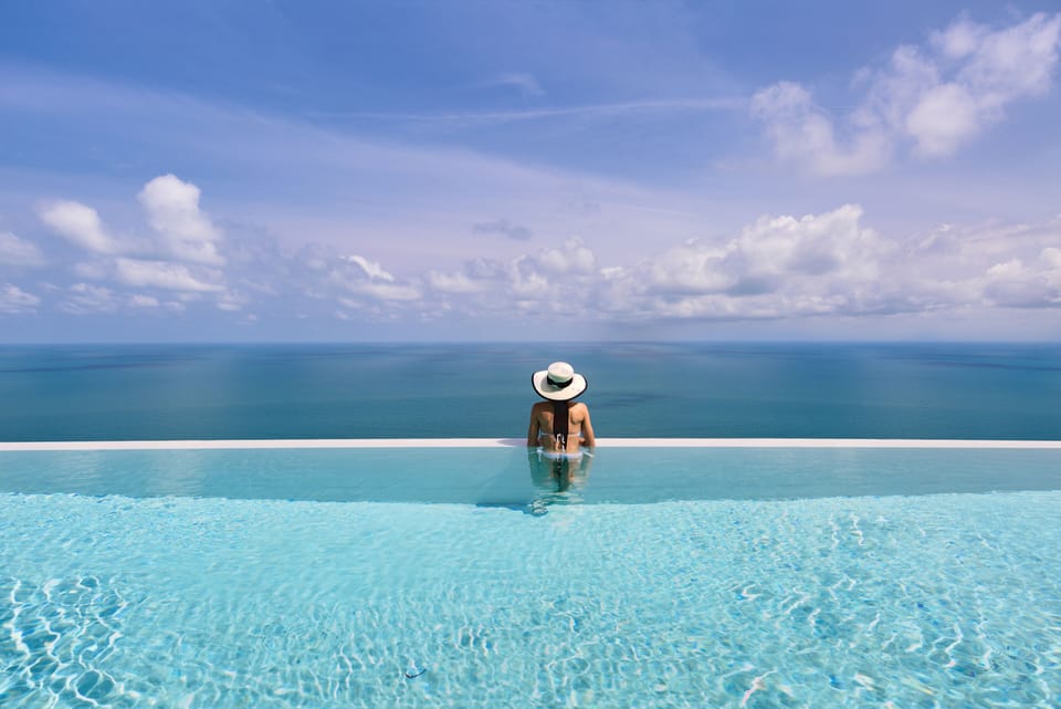 One of Two Infinity Pools