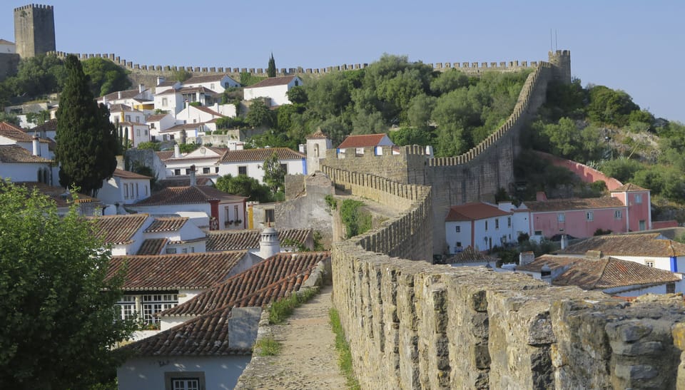 The walls of Obidos