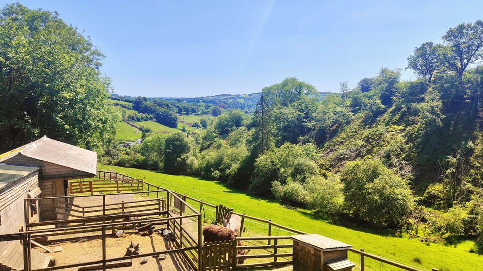 Stunning views across the valley and beyond.