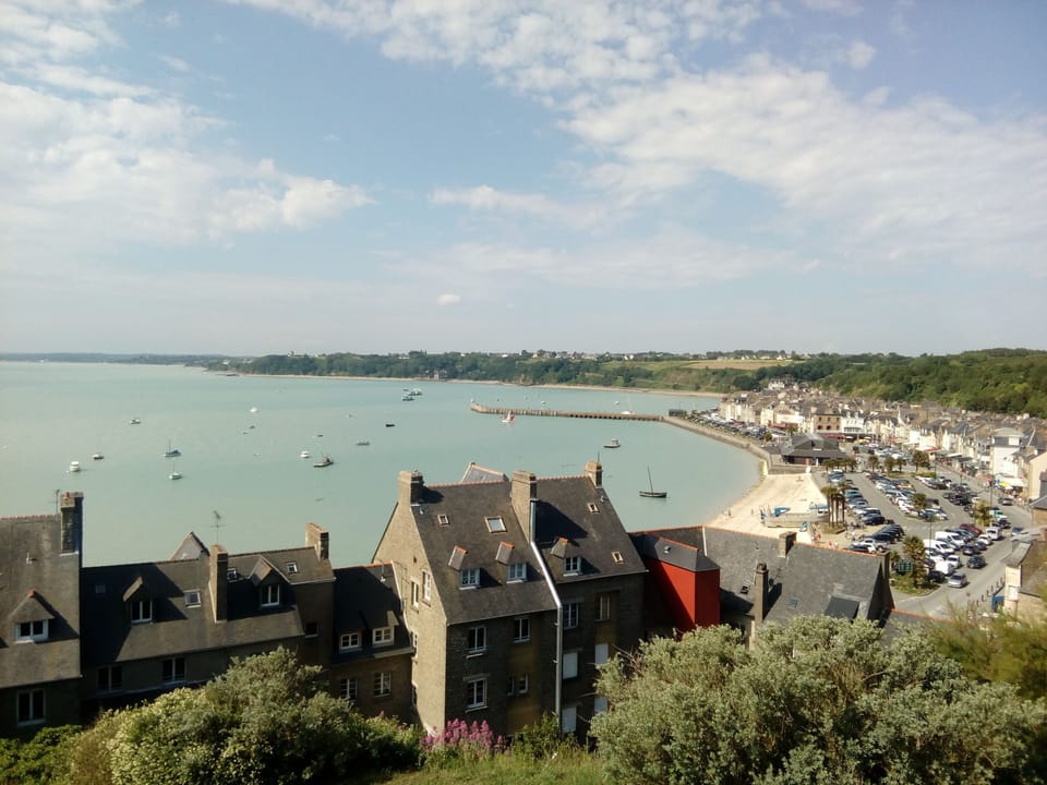 Fisherman's house on the heights of Cancale House in Cancale