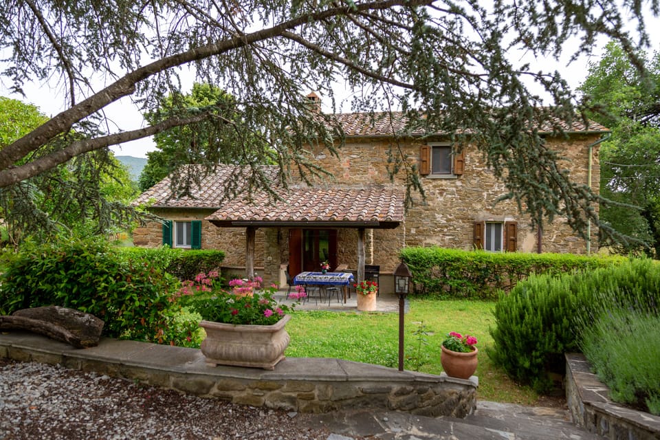 the entrance into the house from the patio into the kitchen