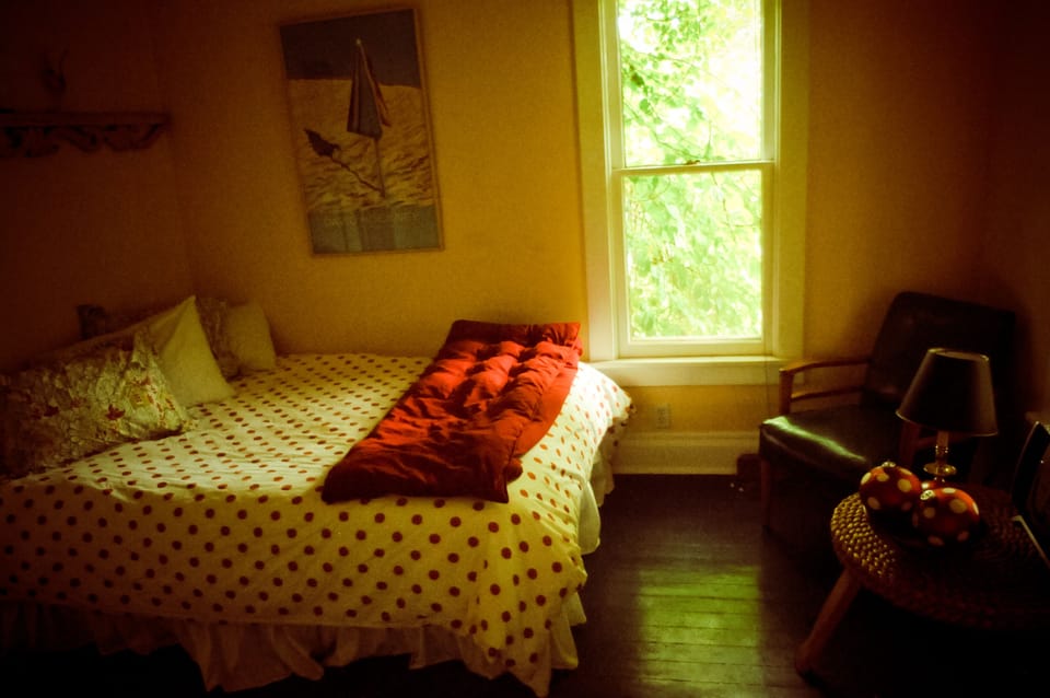One of three bedrooms