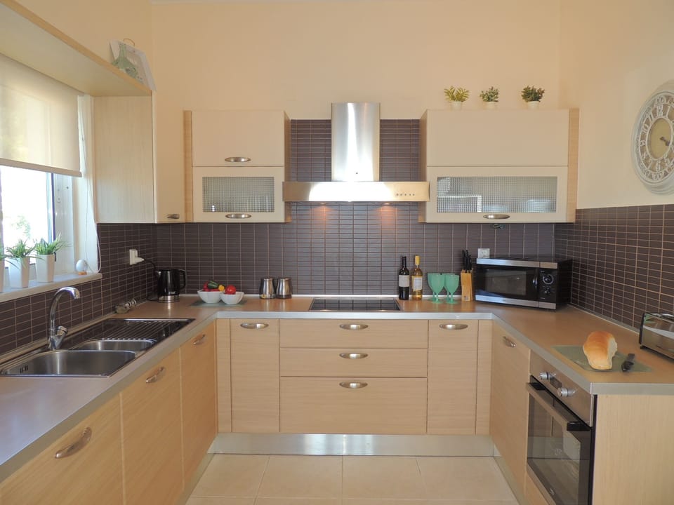 Villa Eleni modern kitchen. 