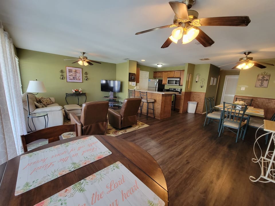 Spacious open floor plan