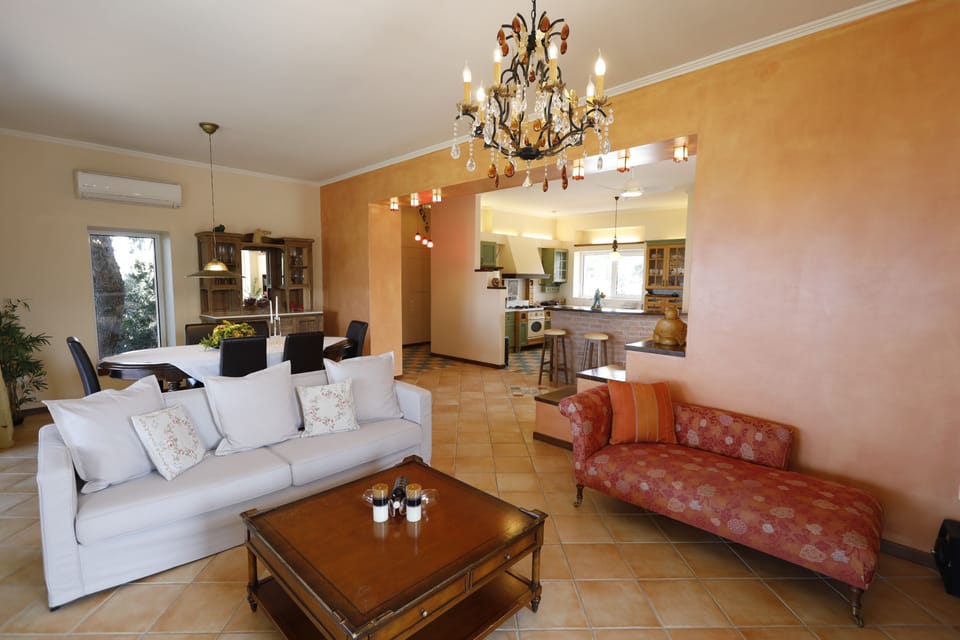 Open plan living and dining area on the ground floor