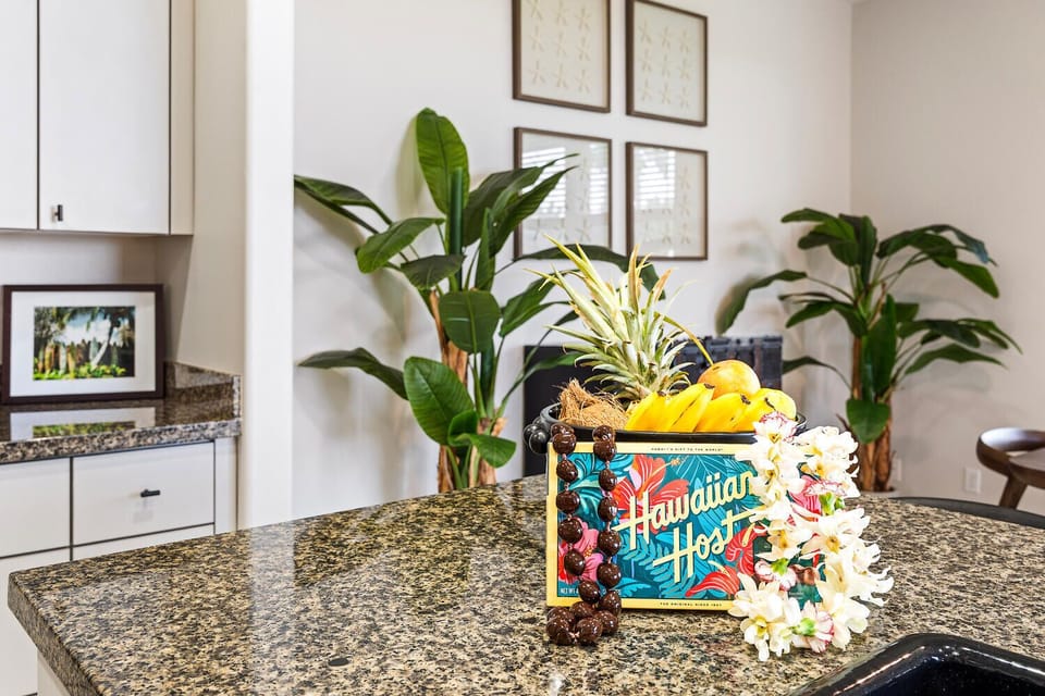 A cheerful welcome sets the tone for your island stay.