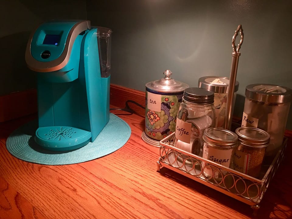 Coffee Station Often Stocked
