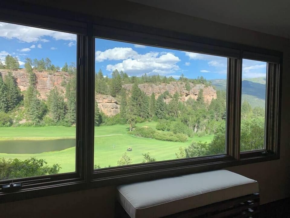 View of Golf Course out windows in Summer