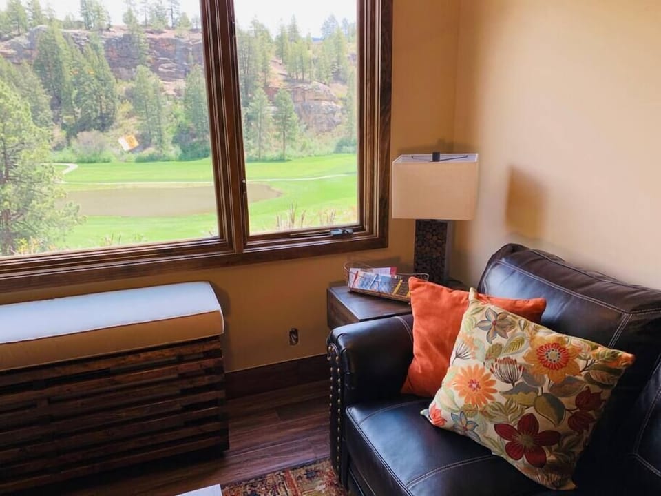 View of Golf Course from Couch in Family Room