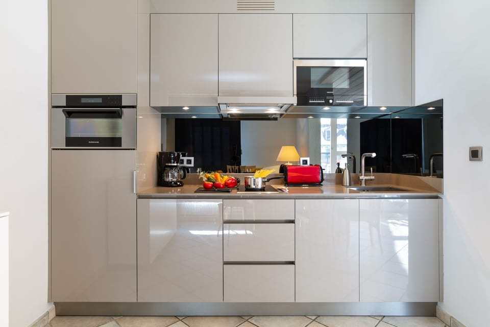 Very well equipped kitchen