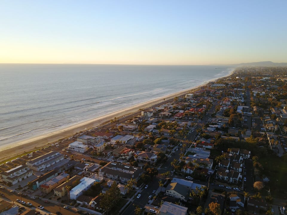 Short 8 block walk to Carlsbad Village