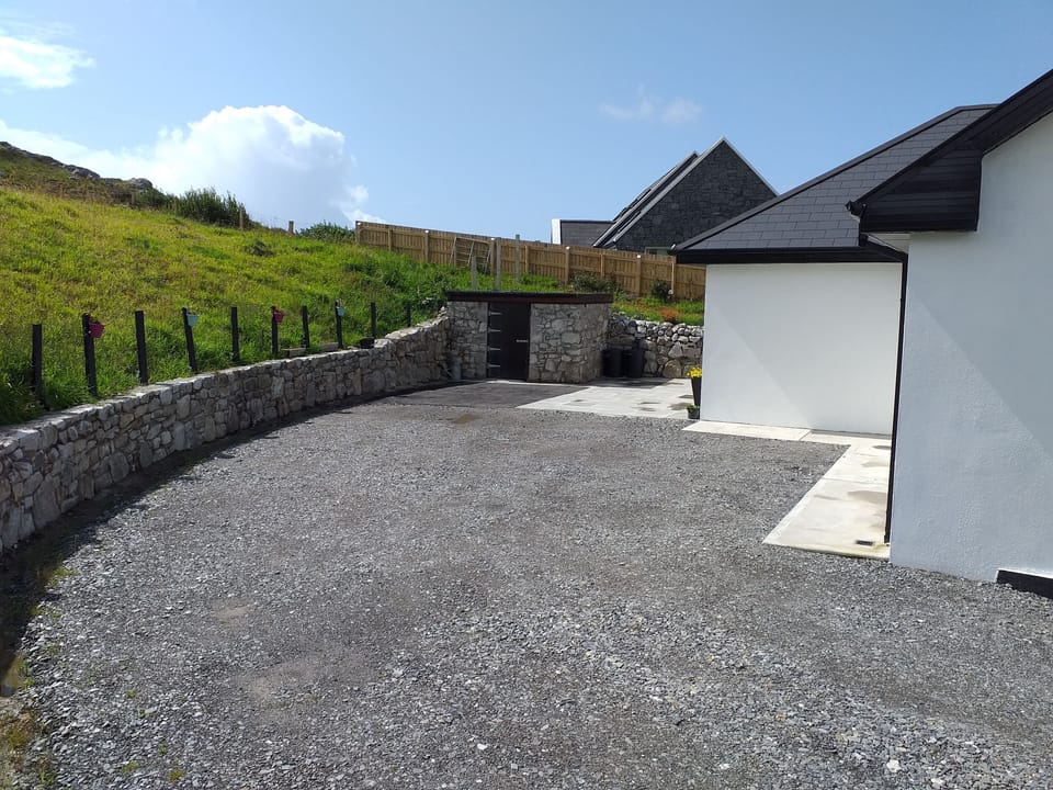 Ample parking to the rear of the house 