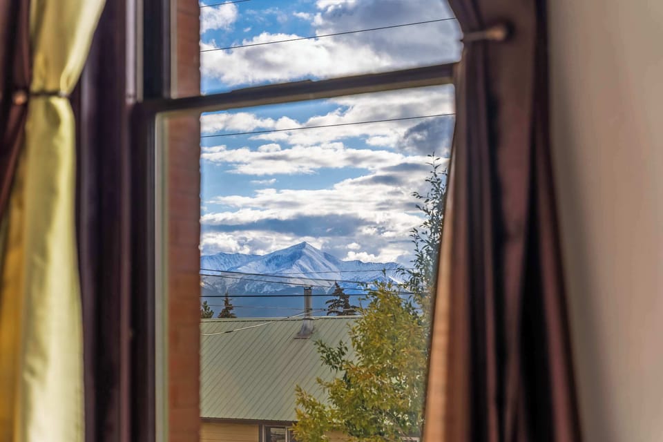 【Mountain View】 Mt. Elbert and the Sawatch Range from the loft windows
