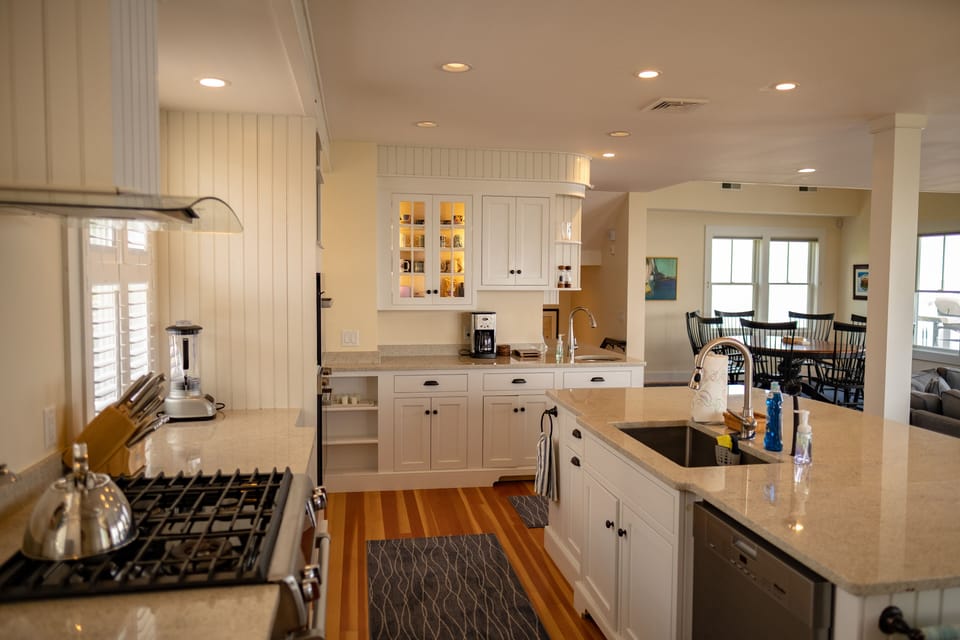 Fully equipped kitchen with island counter. Second Floor