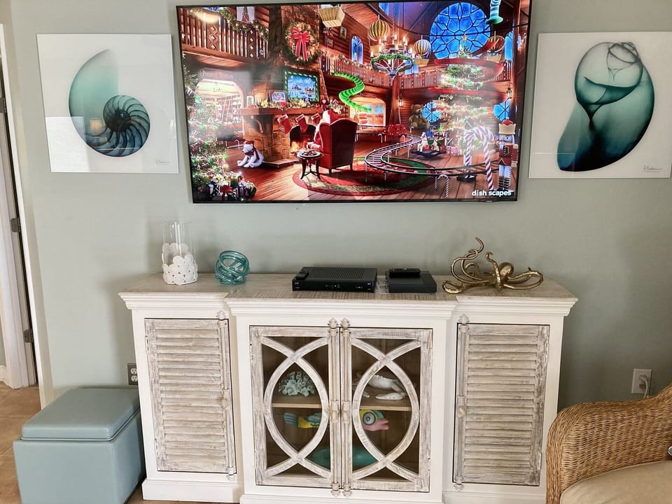 Close up of 65 inch Smart TV