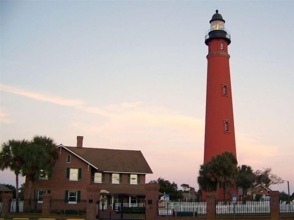 Nearby Ponce Inlet Lighthouse - you can climb to the top!