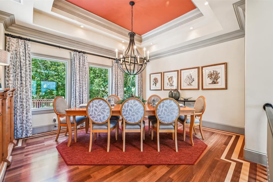Formal Dining Room with Seating for Eight at 8 Junket