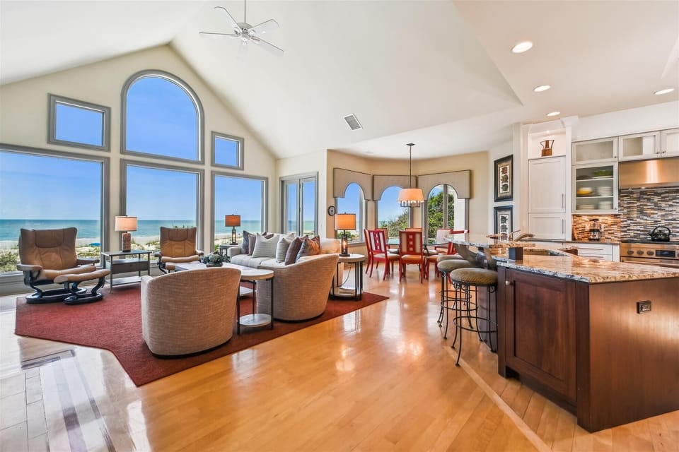 Main Living Areas with Ocean Views at 8 Junket