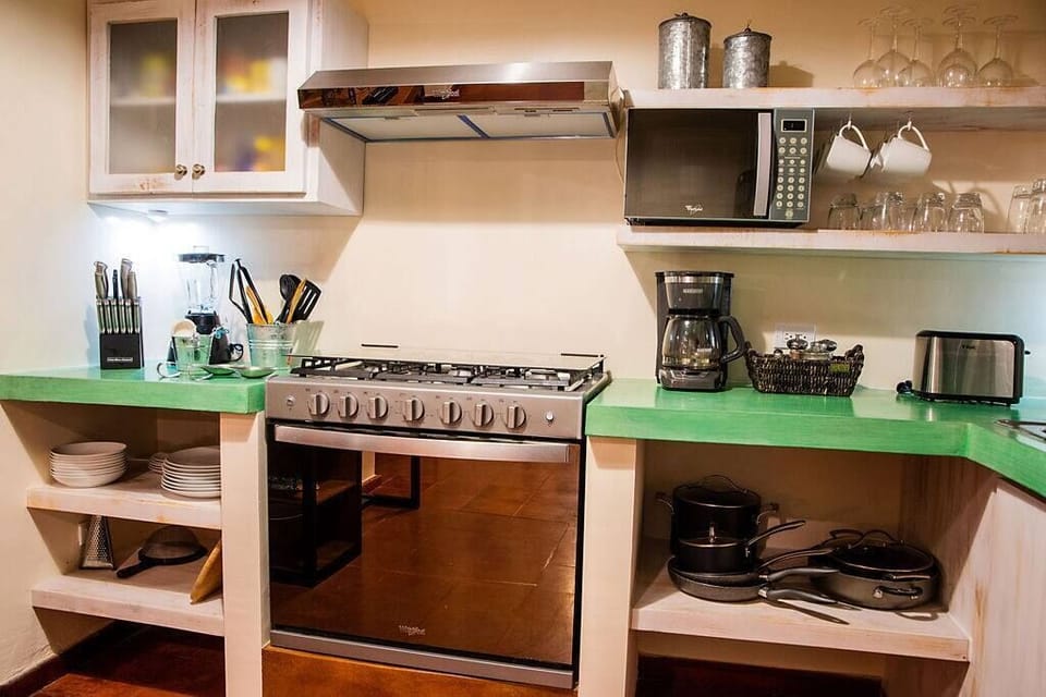If you find yourself wanting for anything, just ask; we have many kitchen items available for loan at no additional cost.