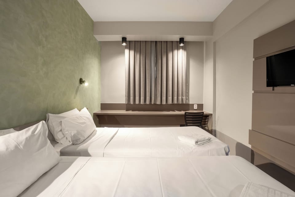 Minibar, laptop workspace, free WiFi, bed sheets