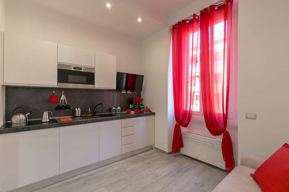 Studio | Private kitchenette | Fridge, microwave, oven, stovetop