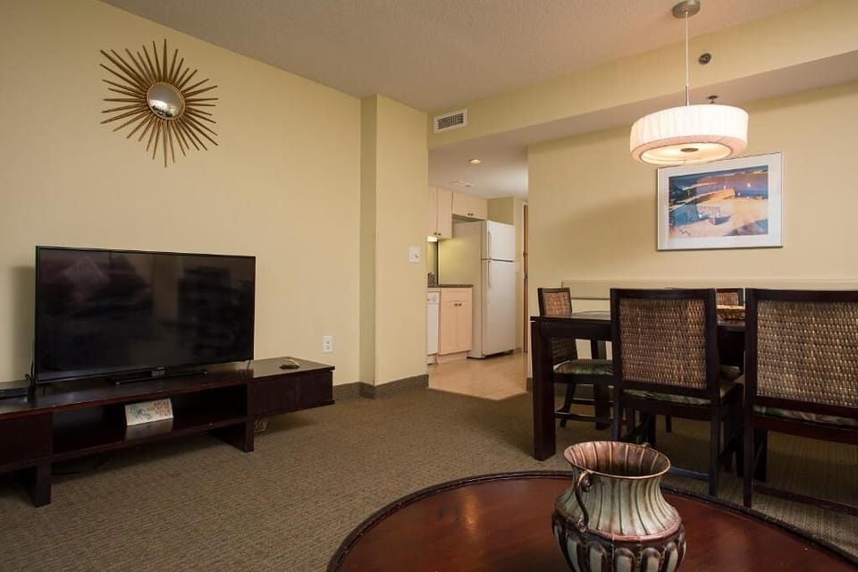 Suite, 2 Bedrooms | Private kitchen | Full-size fridge, microwave, oven, stovetop
