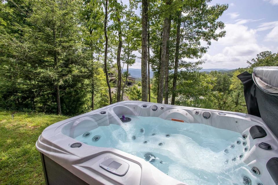 Hot Tub on Lower Level