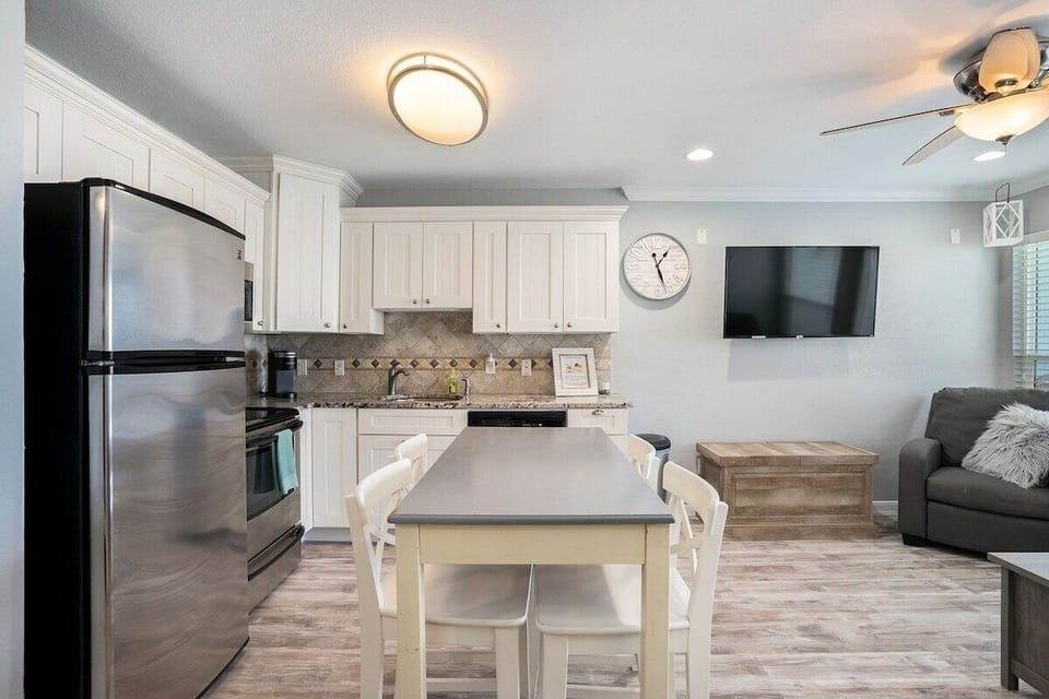 Another view of the kitchen area