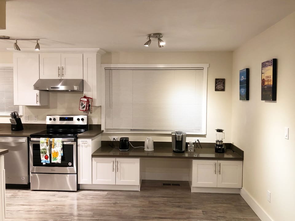 Open concept kitchen