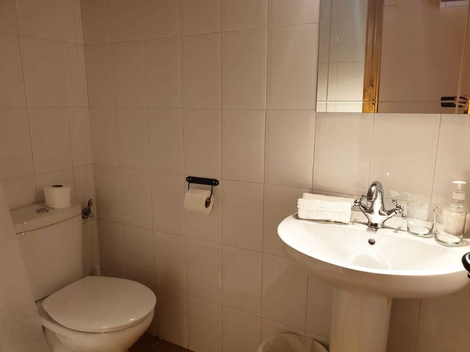 Double Room | Bathroom | Shower, free toiletries, towels