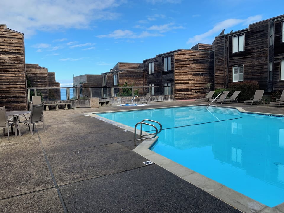 Heated pool and spa