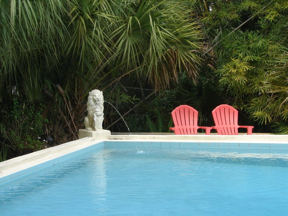 Relax and recharge by the poolside 