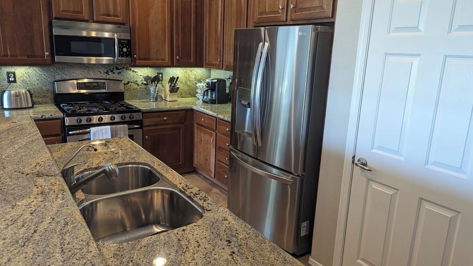 Kitchen area. 