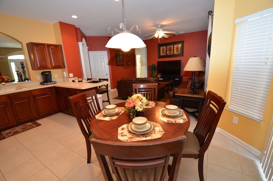 Kitchen looking into family room