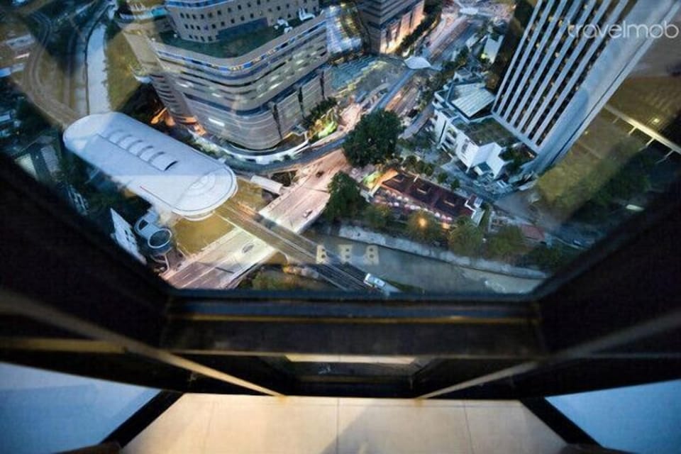 View directly down
