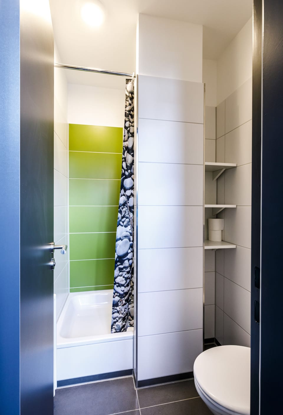 Shower, hair dryer