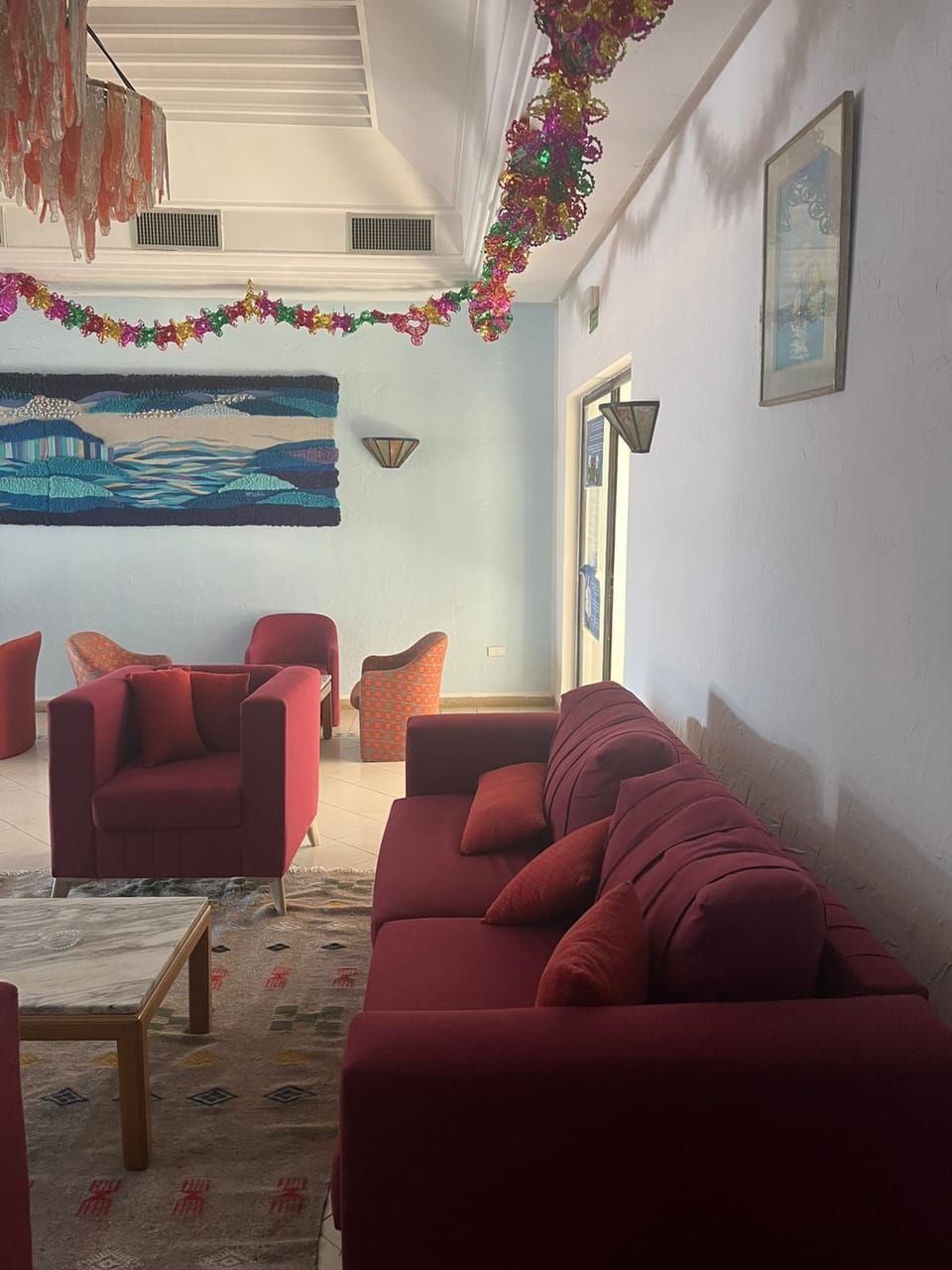 Lobby sitting area