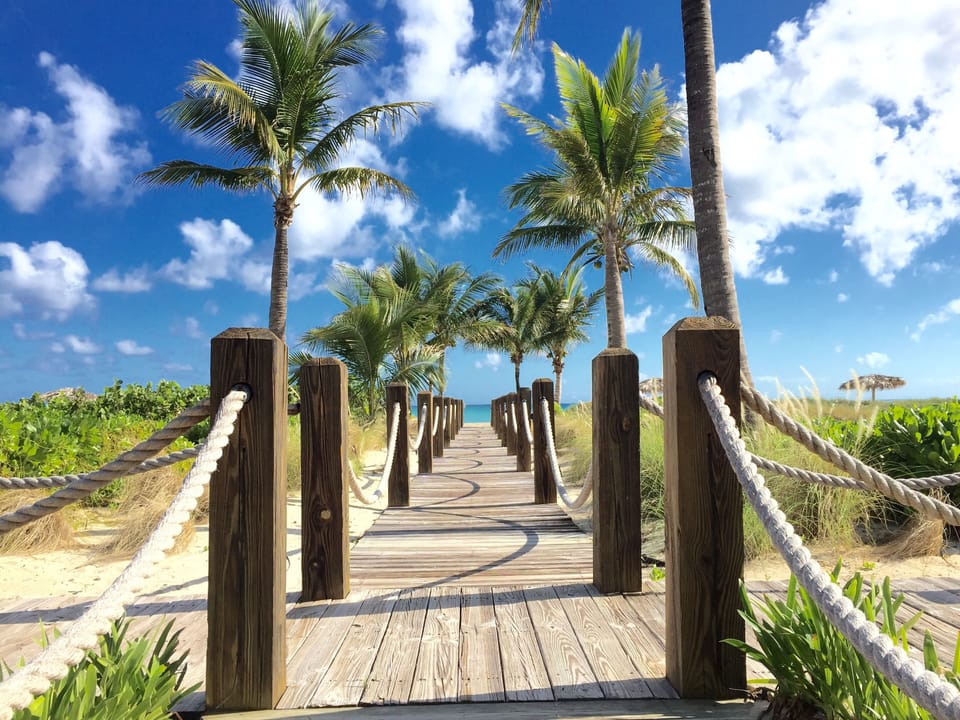Paradise!!  - Board walk to the beach