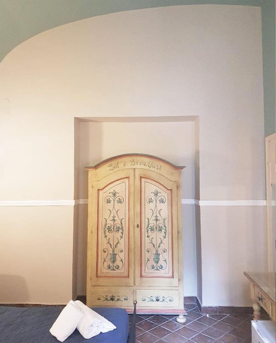 Individually decorated, individually furnished, desk, iron/ironing board