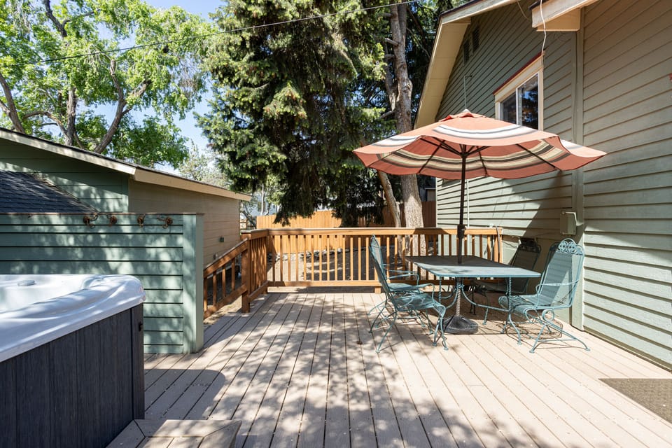 Outdoor dining area
