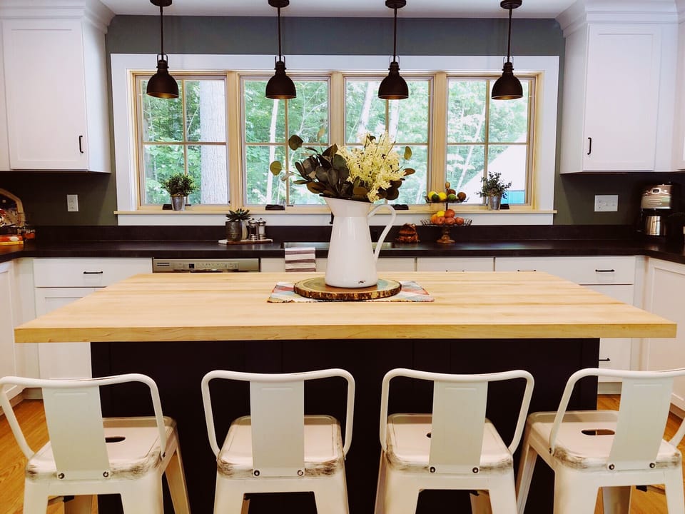Butcher block island 